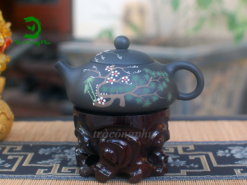 Ấm Tử Sa Tùng Trúc Mai - ATS1446